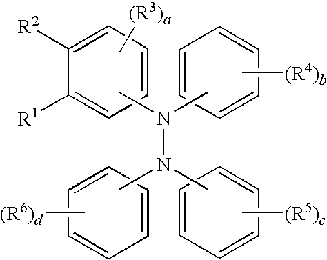 Tetraaromatic diamine compounds as antioxidants