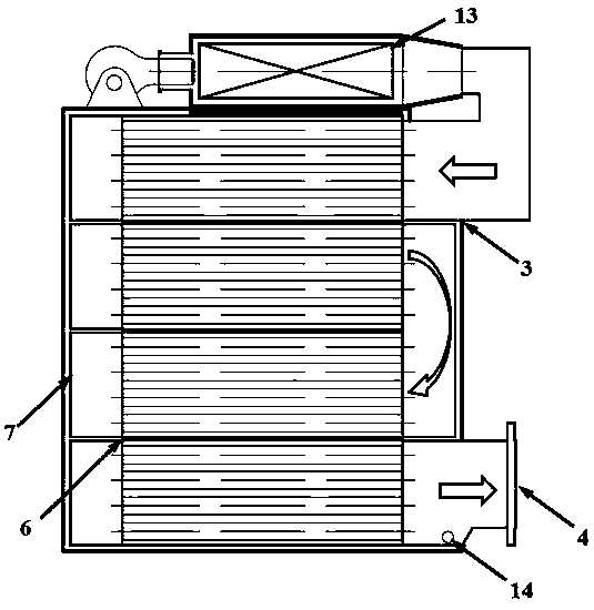 Indirect hot blast stove