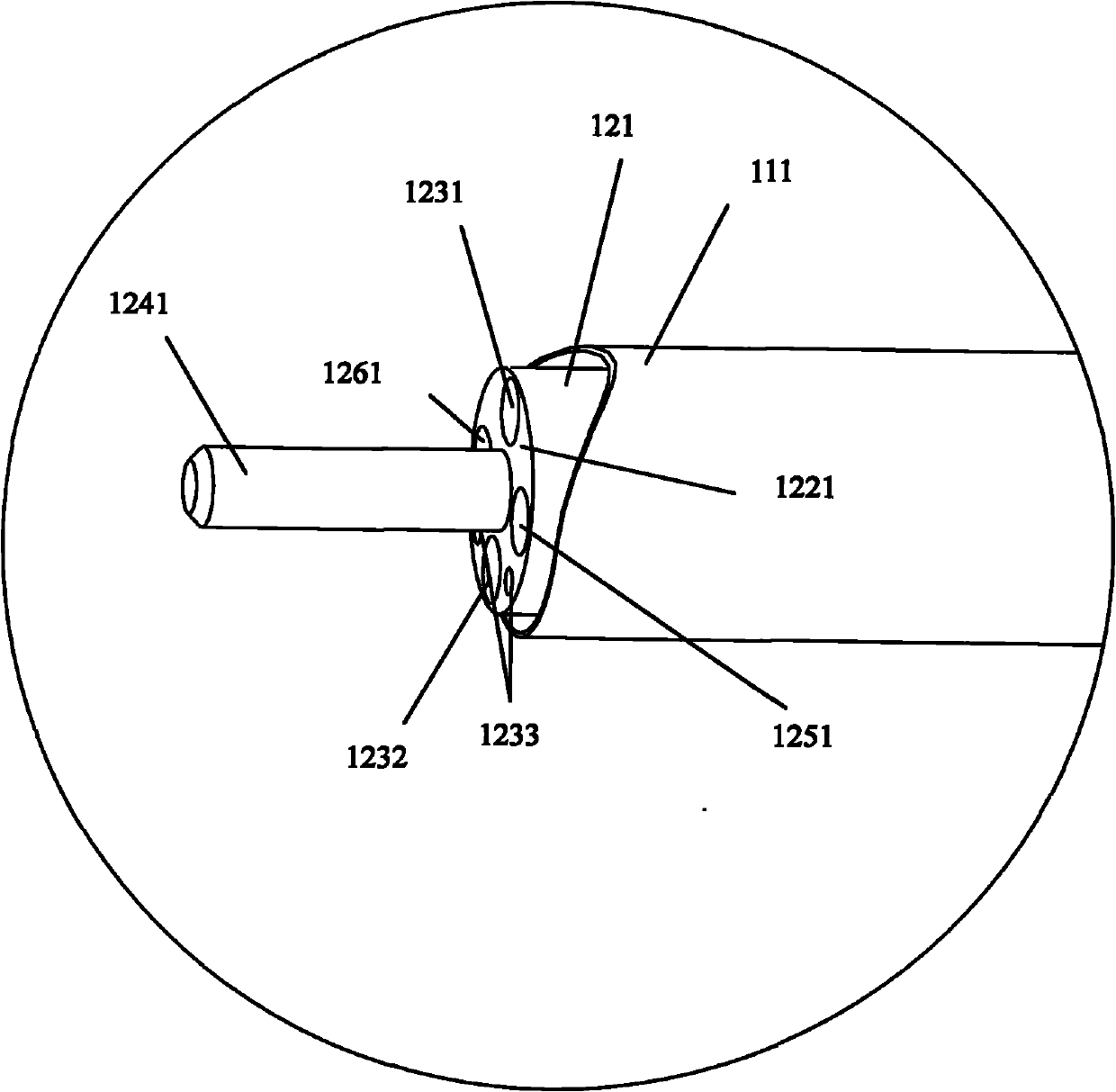 Diagnosis and treatment integrated confocal hysteroscope system