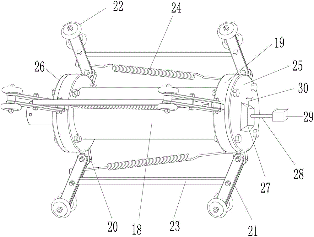 A screw-driven pipeline robot