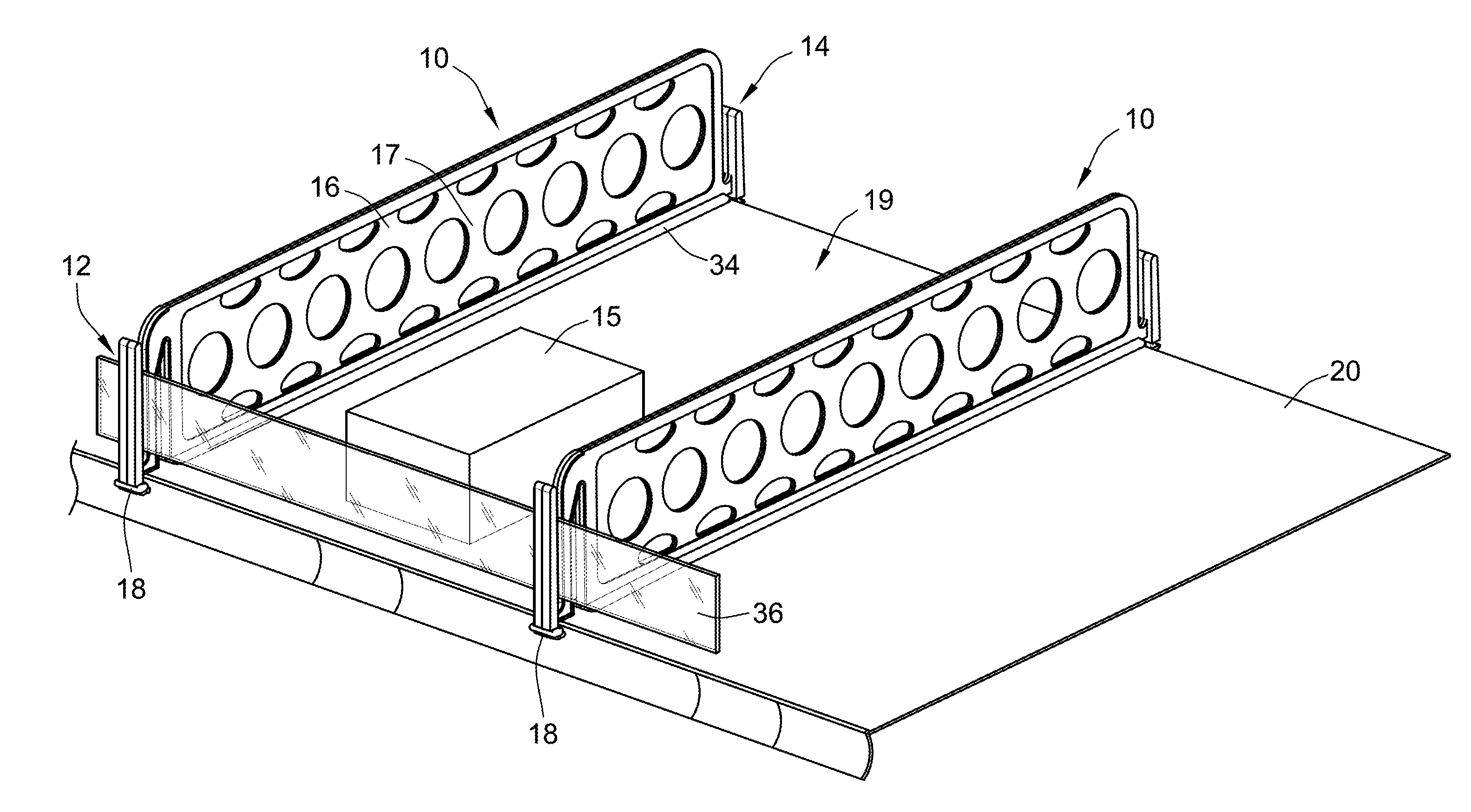 Stand Alone Divider For Shelving