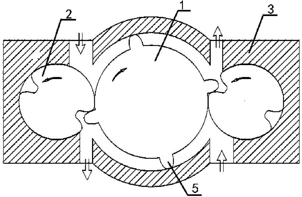 Novel gear pump with non-full-tooth gears