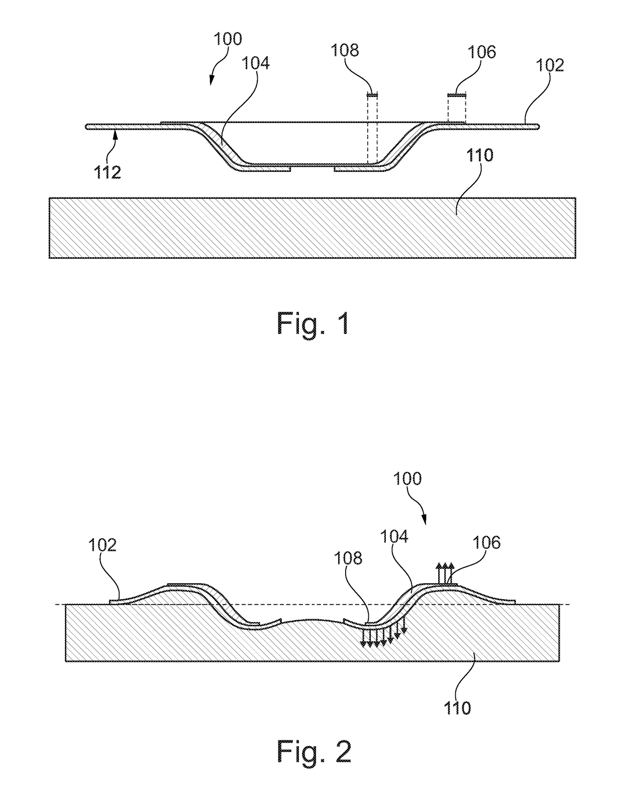 Convex shell for use in a base plate of an ostomy appliance