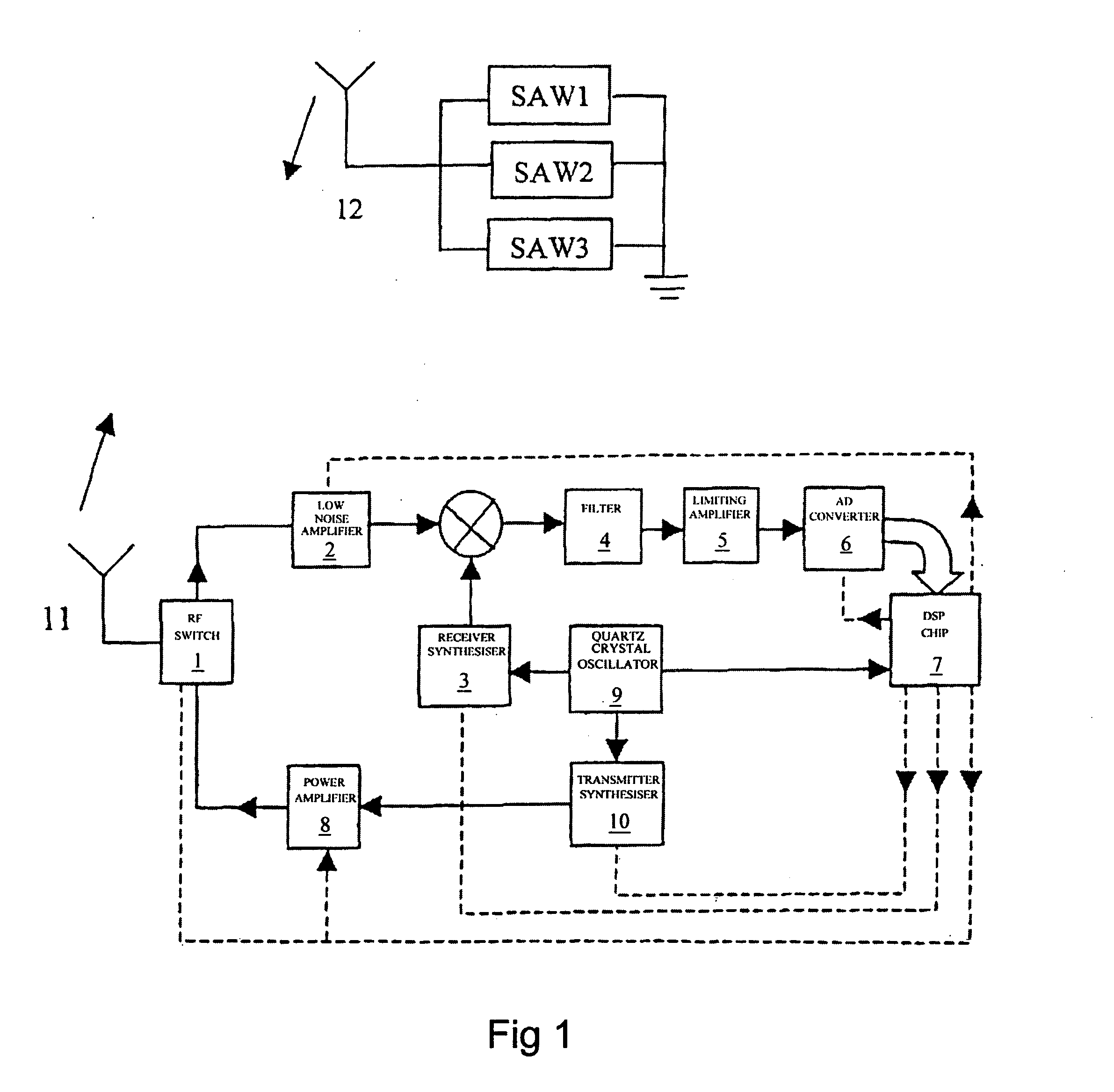 Interrogation method for passive sensor monitoring system