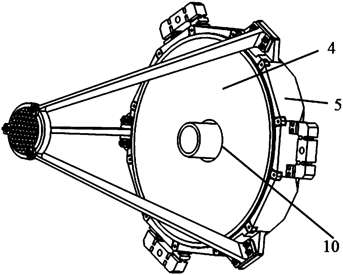 A supporting integrated reflector