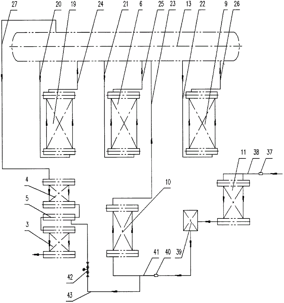 Mine heat furnace kiln waste heat recycling system