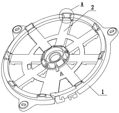 Induction cooker wire reel and wire reel winding process