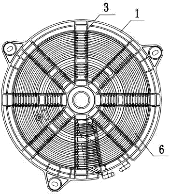 Induction cooker wire reel and wire reel winding process