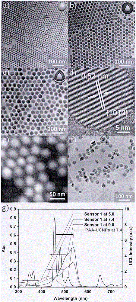 Compound for preparing near-infrared rate light-emitting upconversion nanomaterial as well as preparation method and application of compound