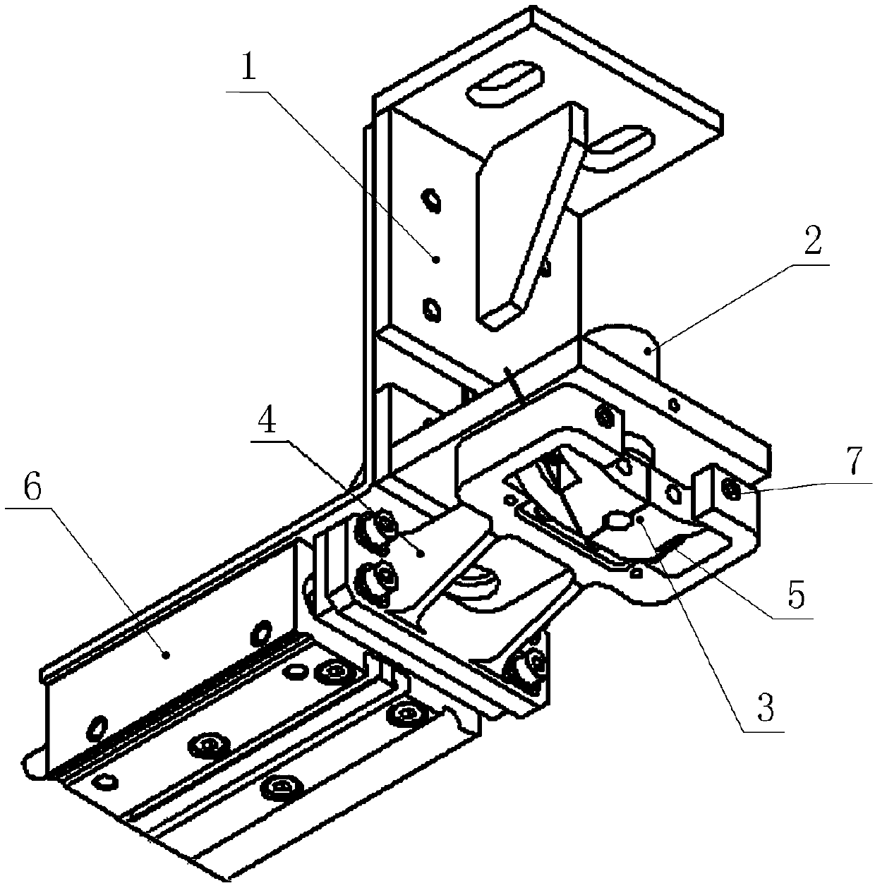 Pressing rivet screw automatic feeding device and system