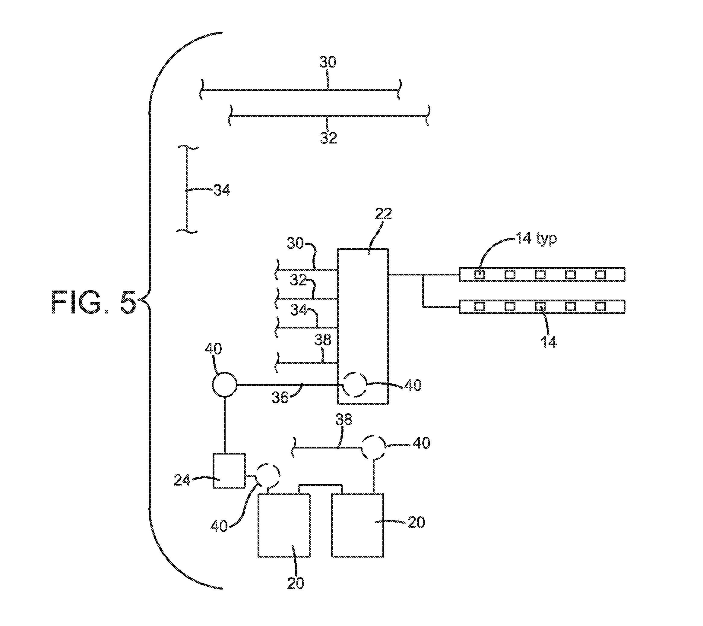 LED light fixture for use in public transportation facilities