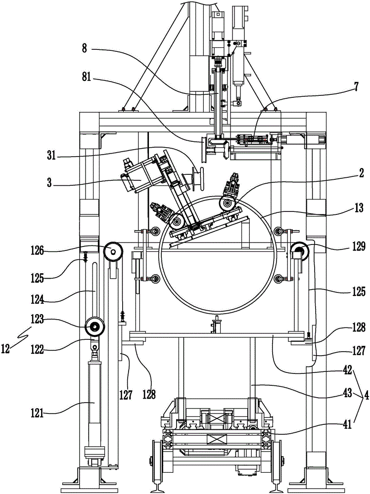 Automatic bead flipping machine