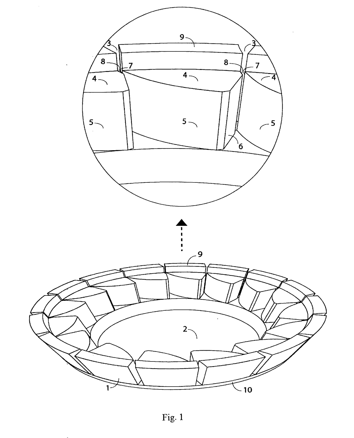 Apparatus for creating a swirling flow of fluid