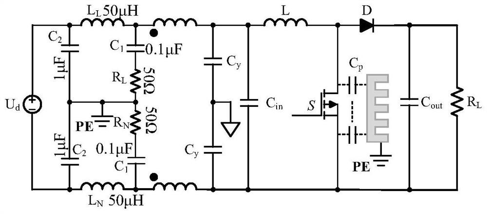 Feedback type active EMI filter optimization method suitable for PWM converter