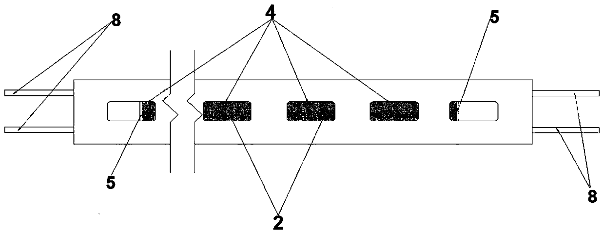 Prefabricated steel tube bundle partially-prestressed concrete beam and construction method thereof