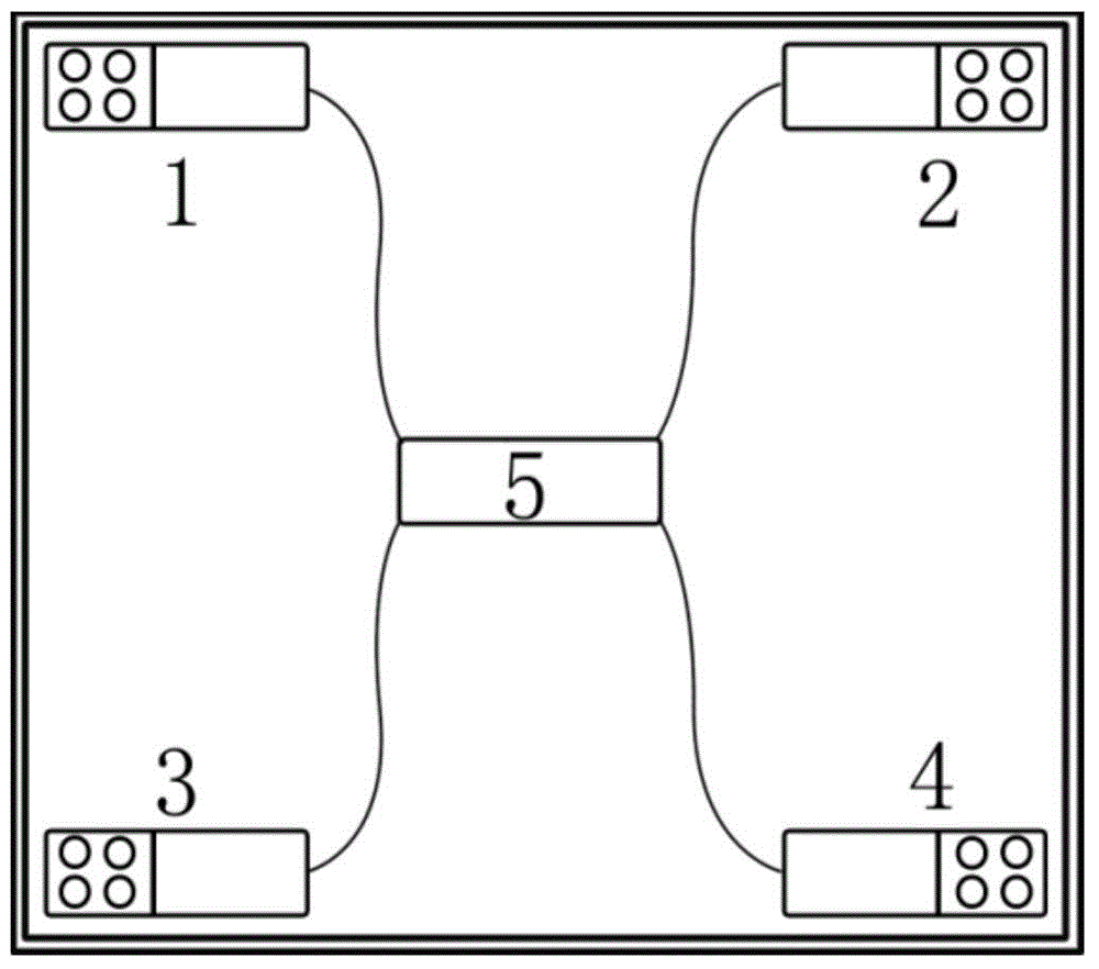 Human body static balance testing method and instrument