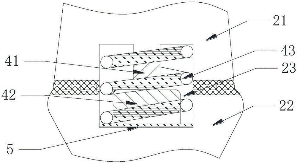 Integrated oral cavity implanting base with buffered and physiological sensation