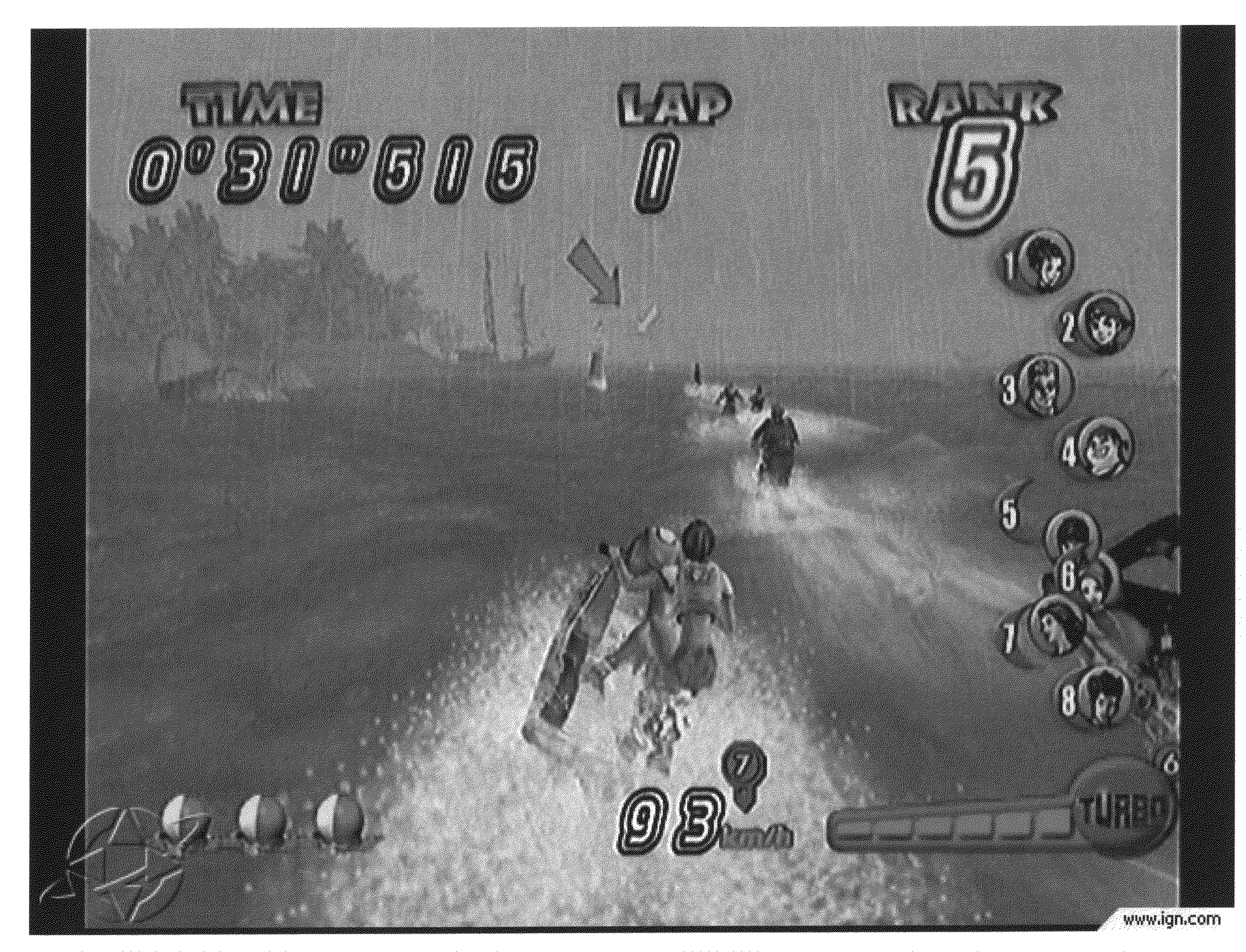 System and method for efficiently simulating and imaging realistic water surface and other effects