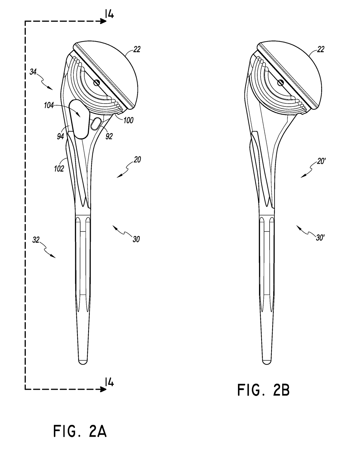 Convertible stem / fracture stem