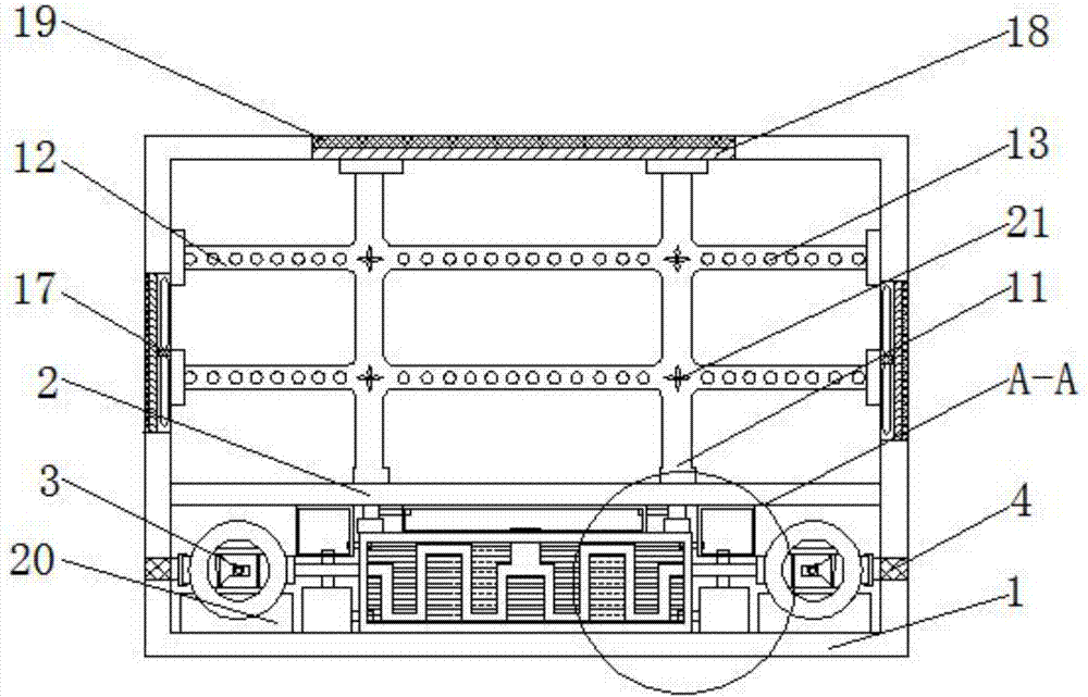 Computer case with high heat dissipation performance