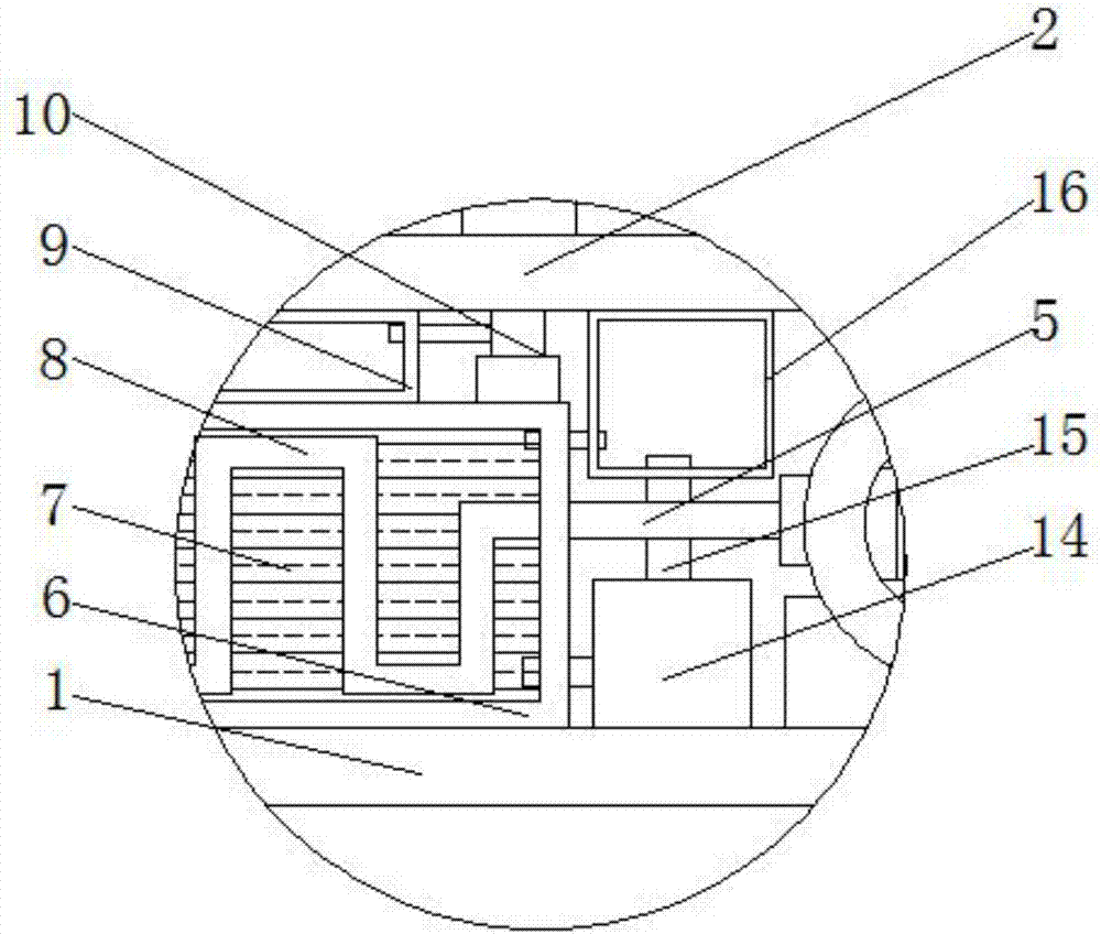 Computer case with high heat dissipation performance