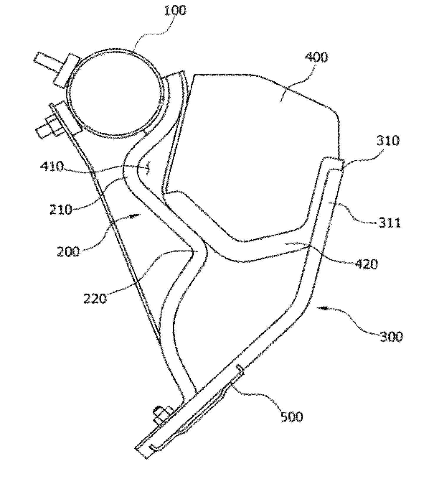 Driver knee bolster of automobile