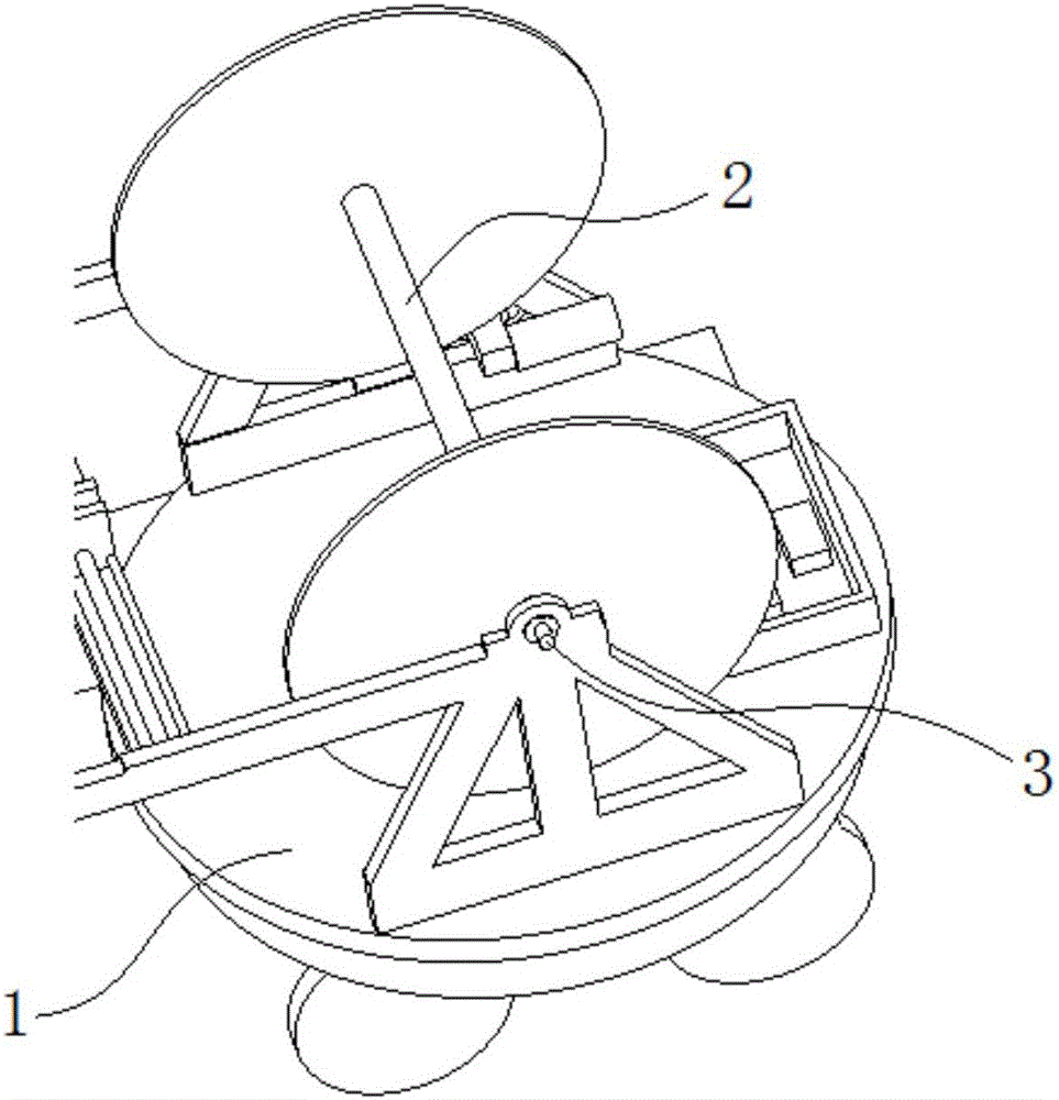 Water pipe take-up and pay-off device