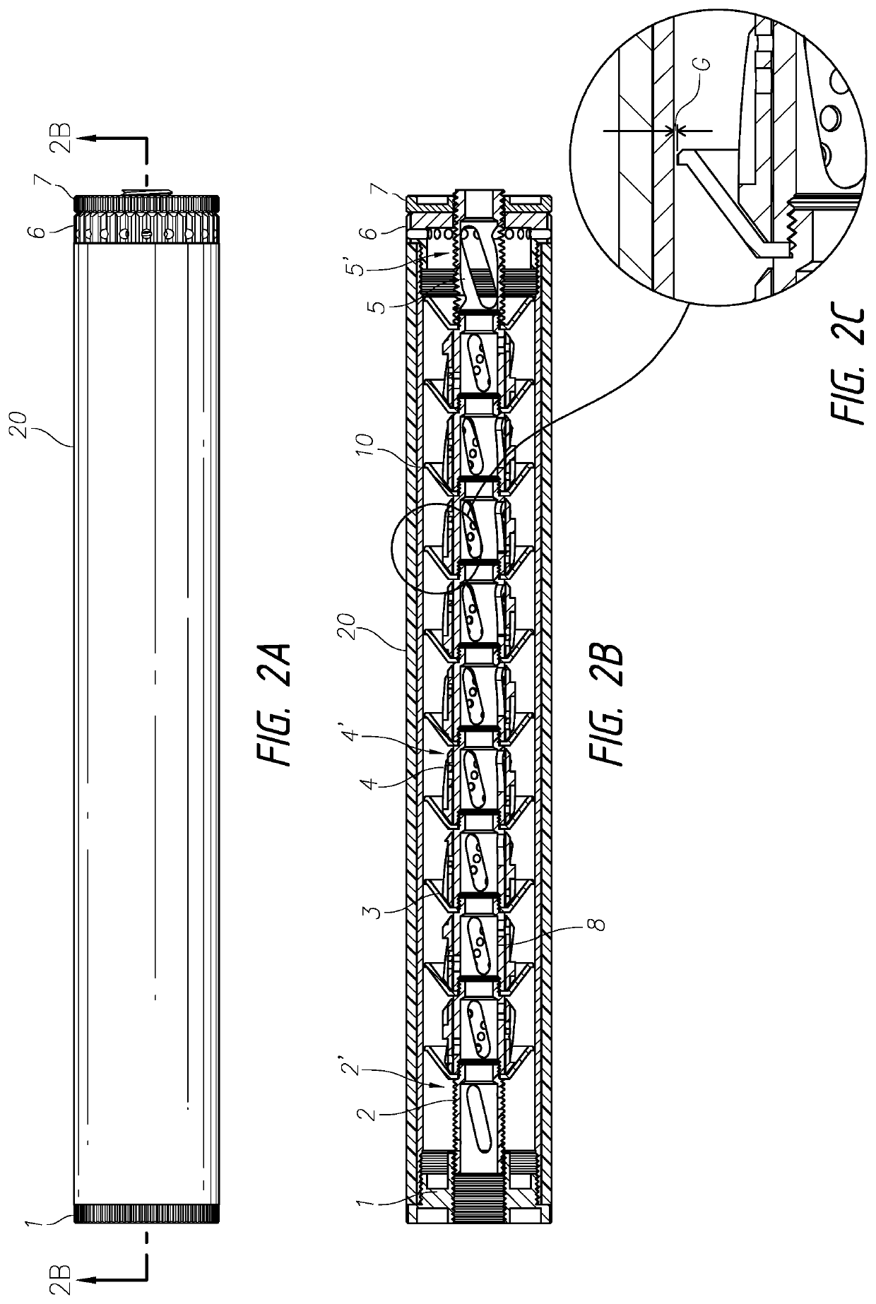 Modular gun silencer with heat dissipator