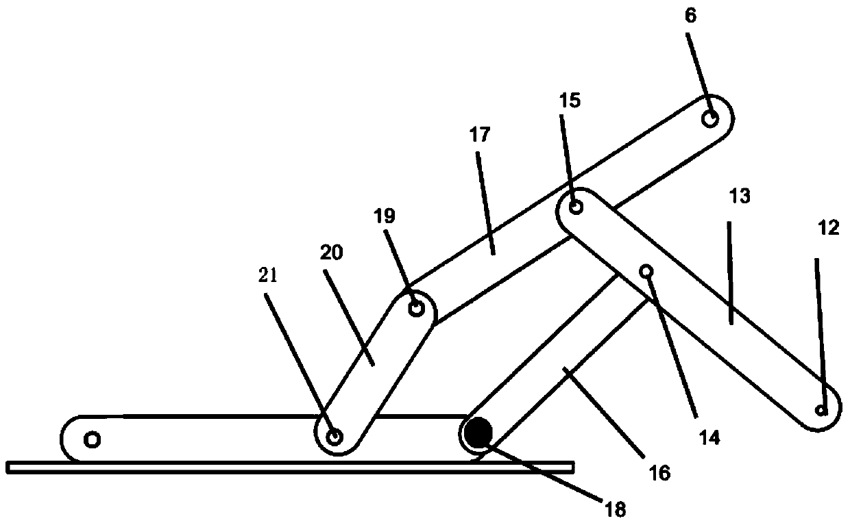 Multi-freedom-degree controllable excavating mechanism with driving metamorphism function