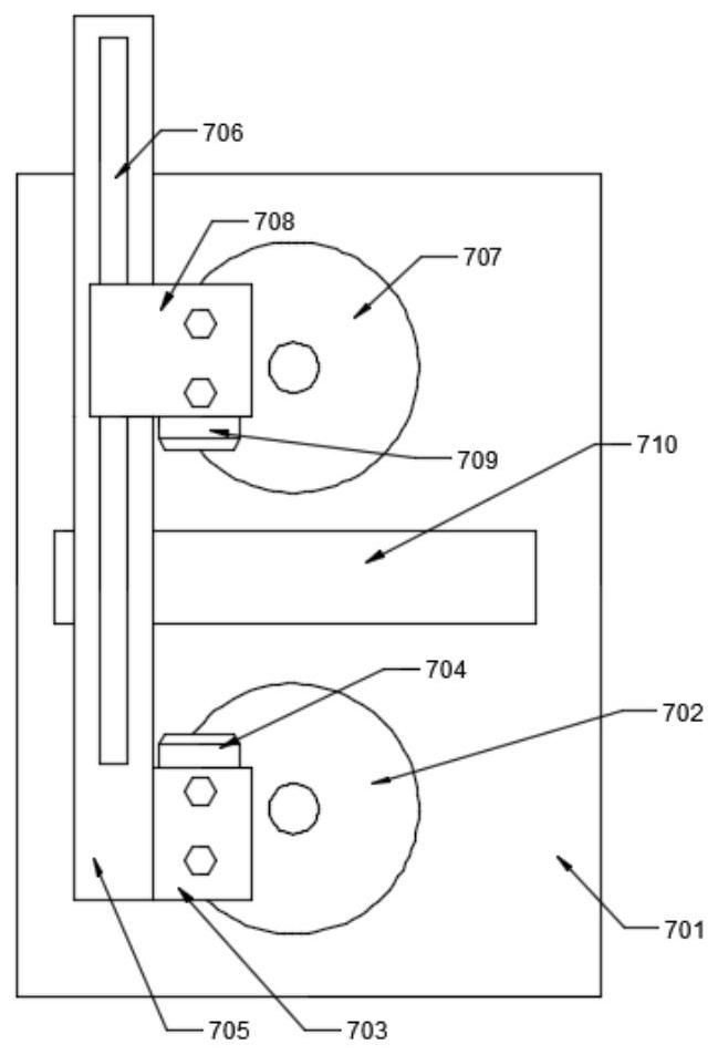 Steel plate bending device for building