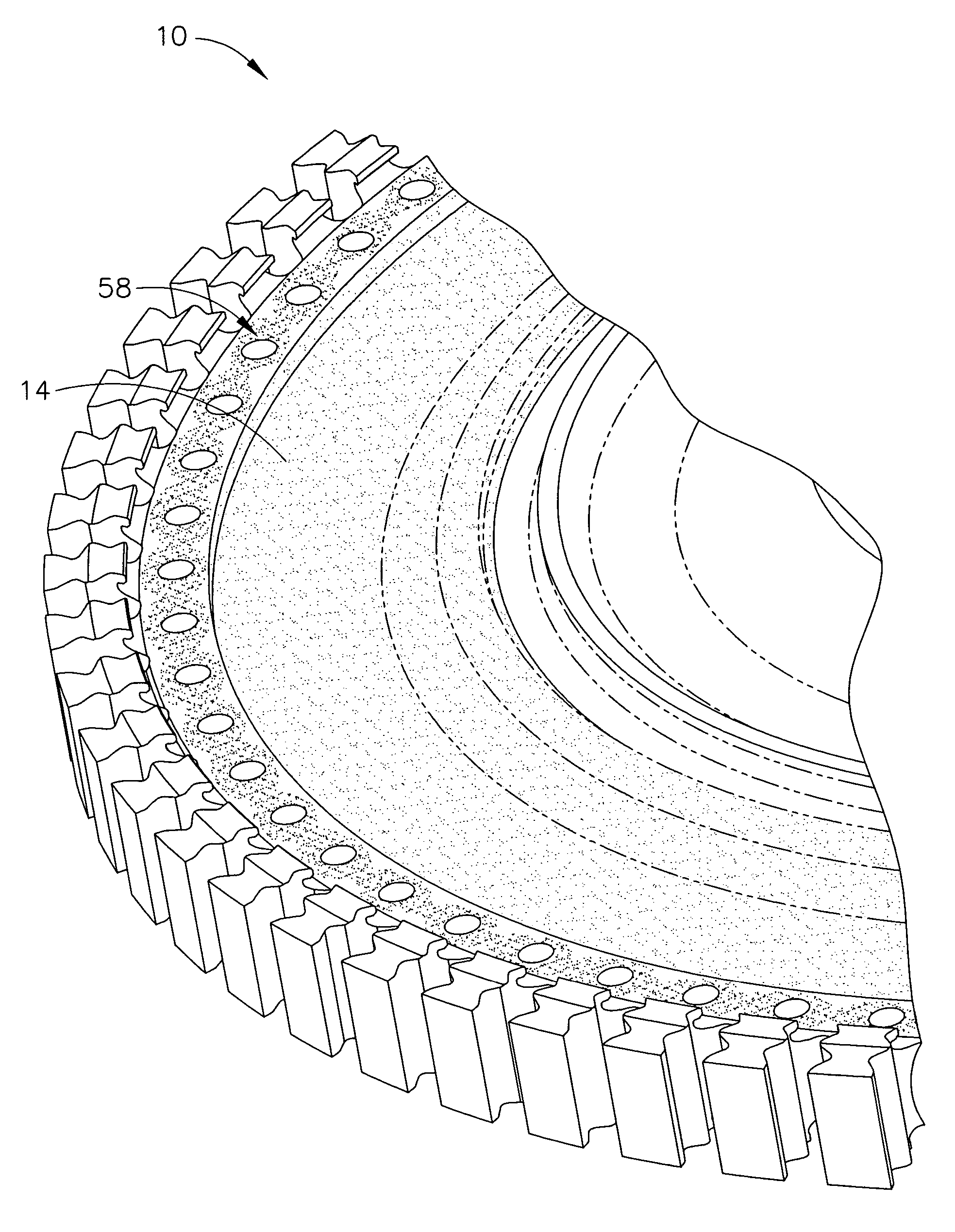 Method for removing engine deposits from turbie components and composition for use in same