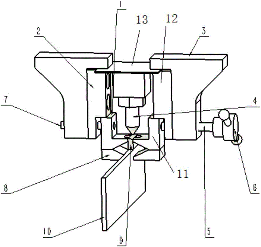 Diamond tool bit welding device and method