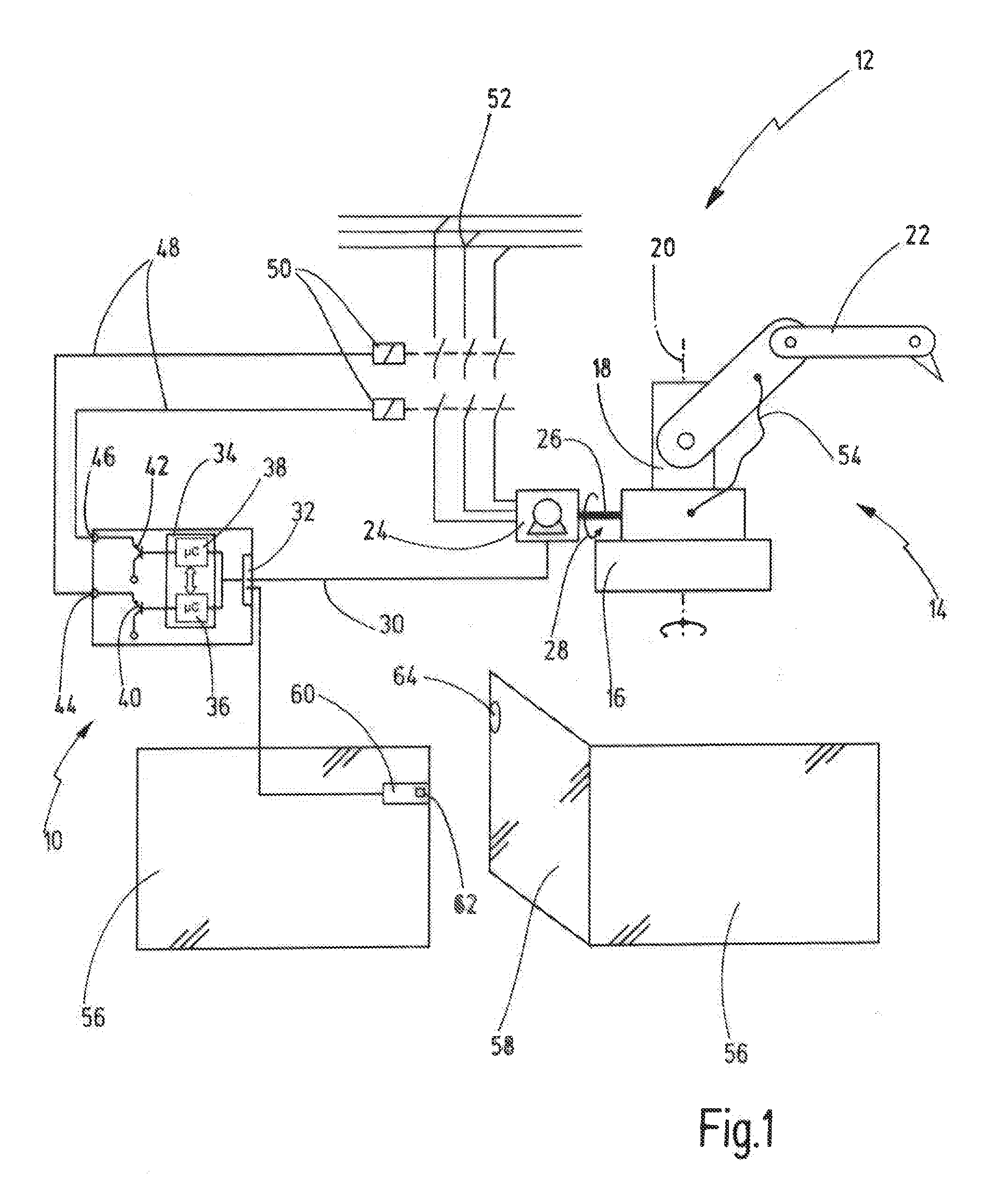 Device and method for failsafe monitoring of a moving machine part