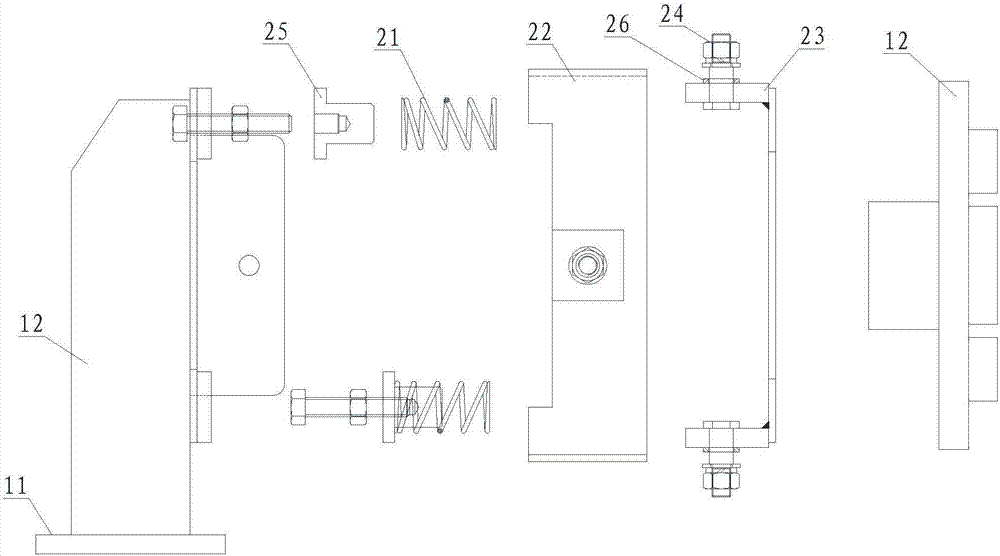 Car carrying board charging device