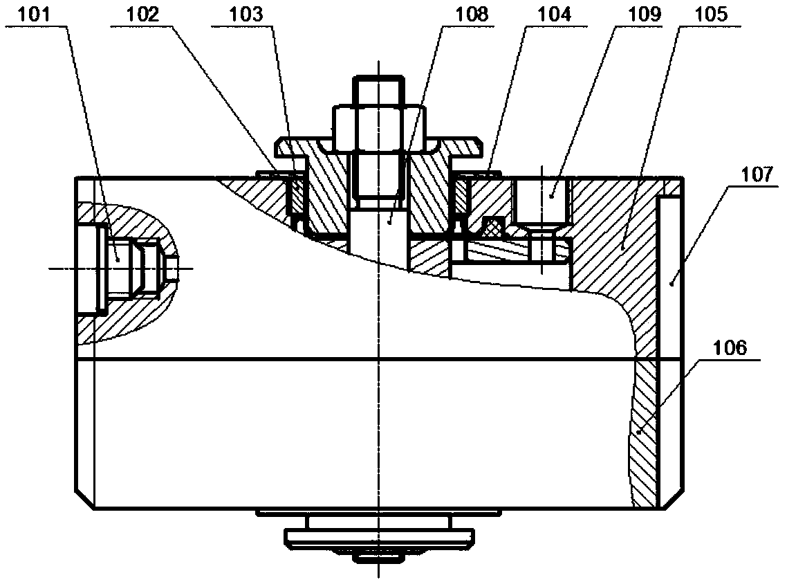 Hydraulic-electric combined-adjusting supporting and height-adjusting integration device for optical primary mirror processing