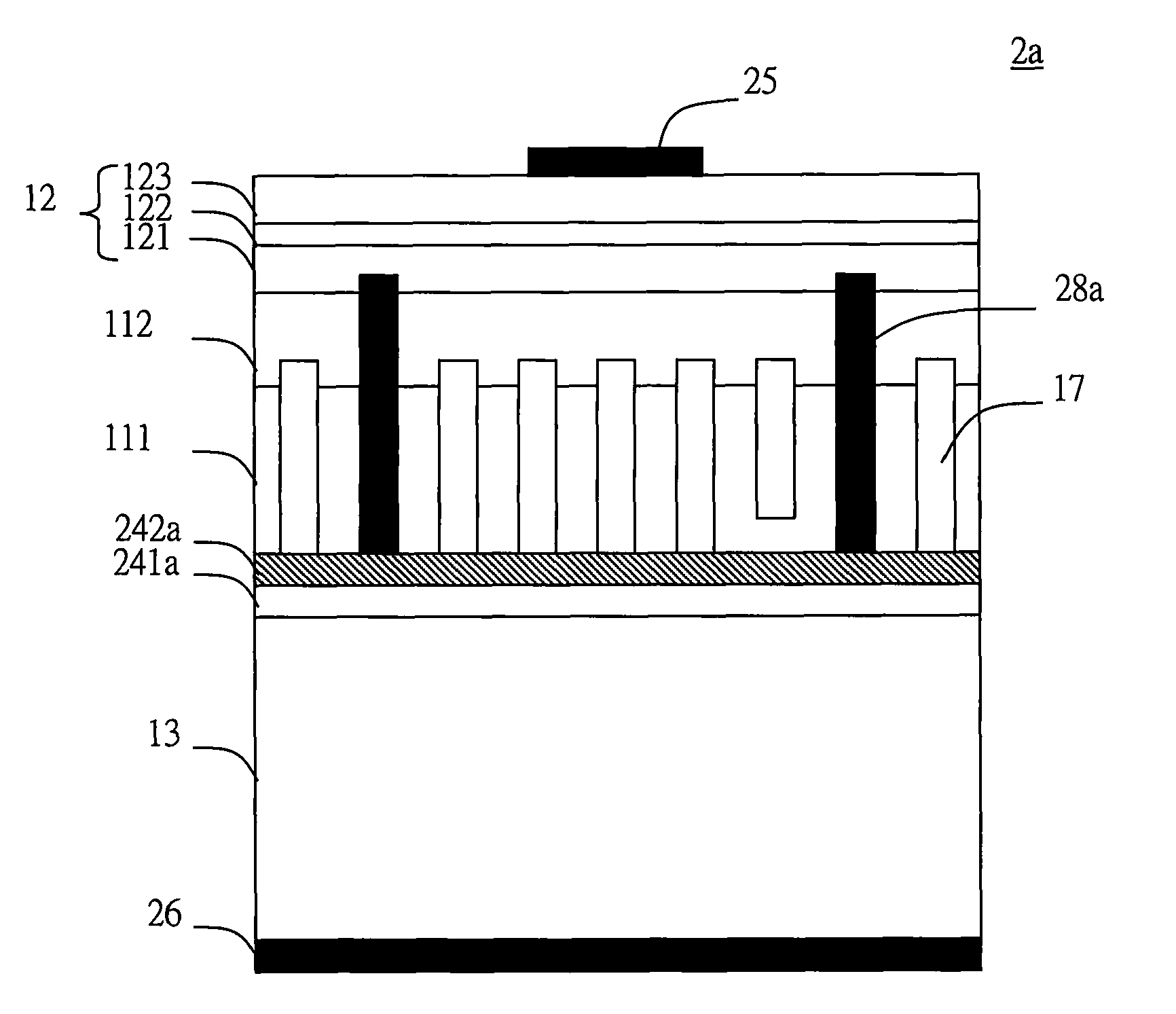 Light-emitting device having a thinned structure and the manufacturing method thereof