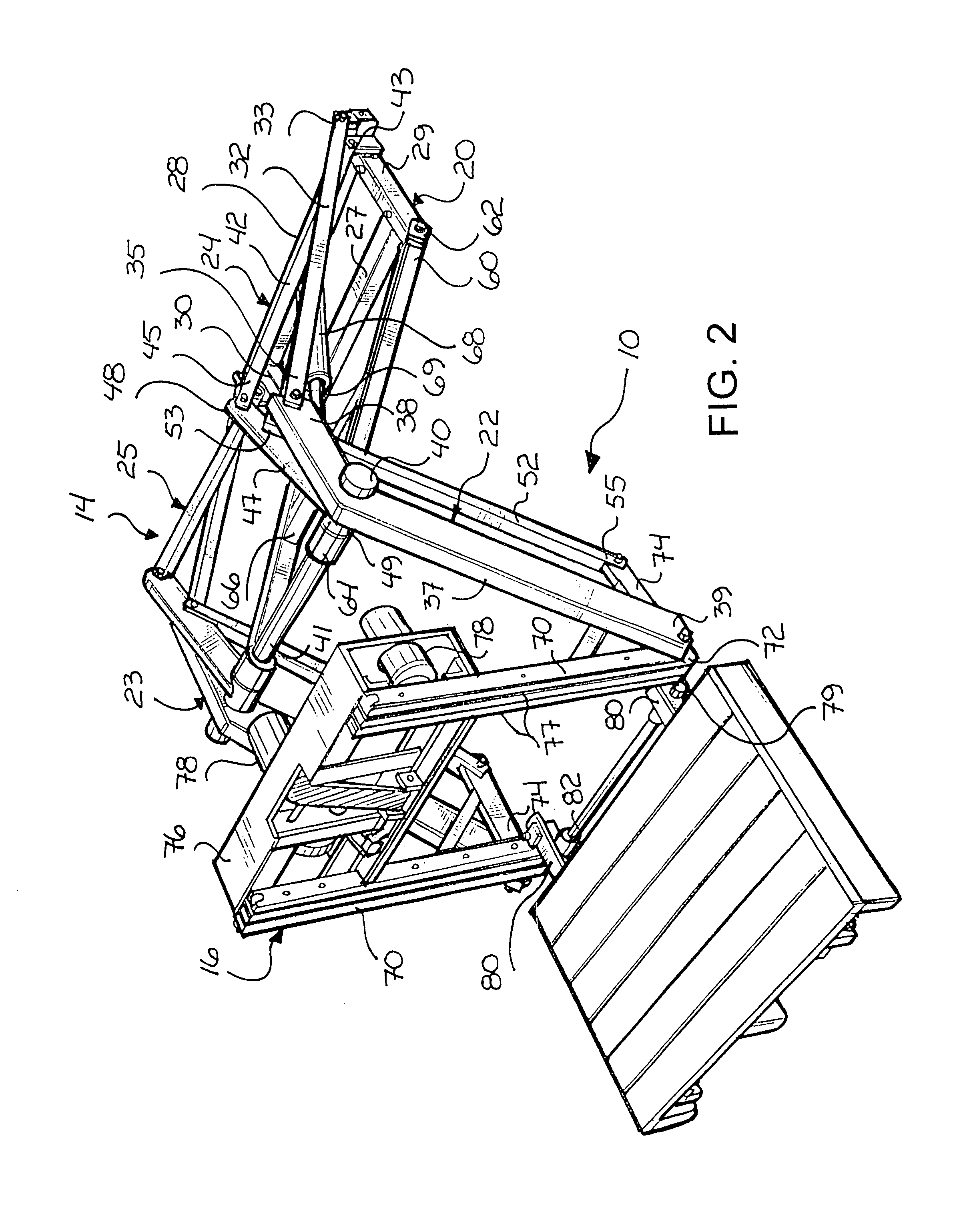 Vehicle loader mechanism