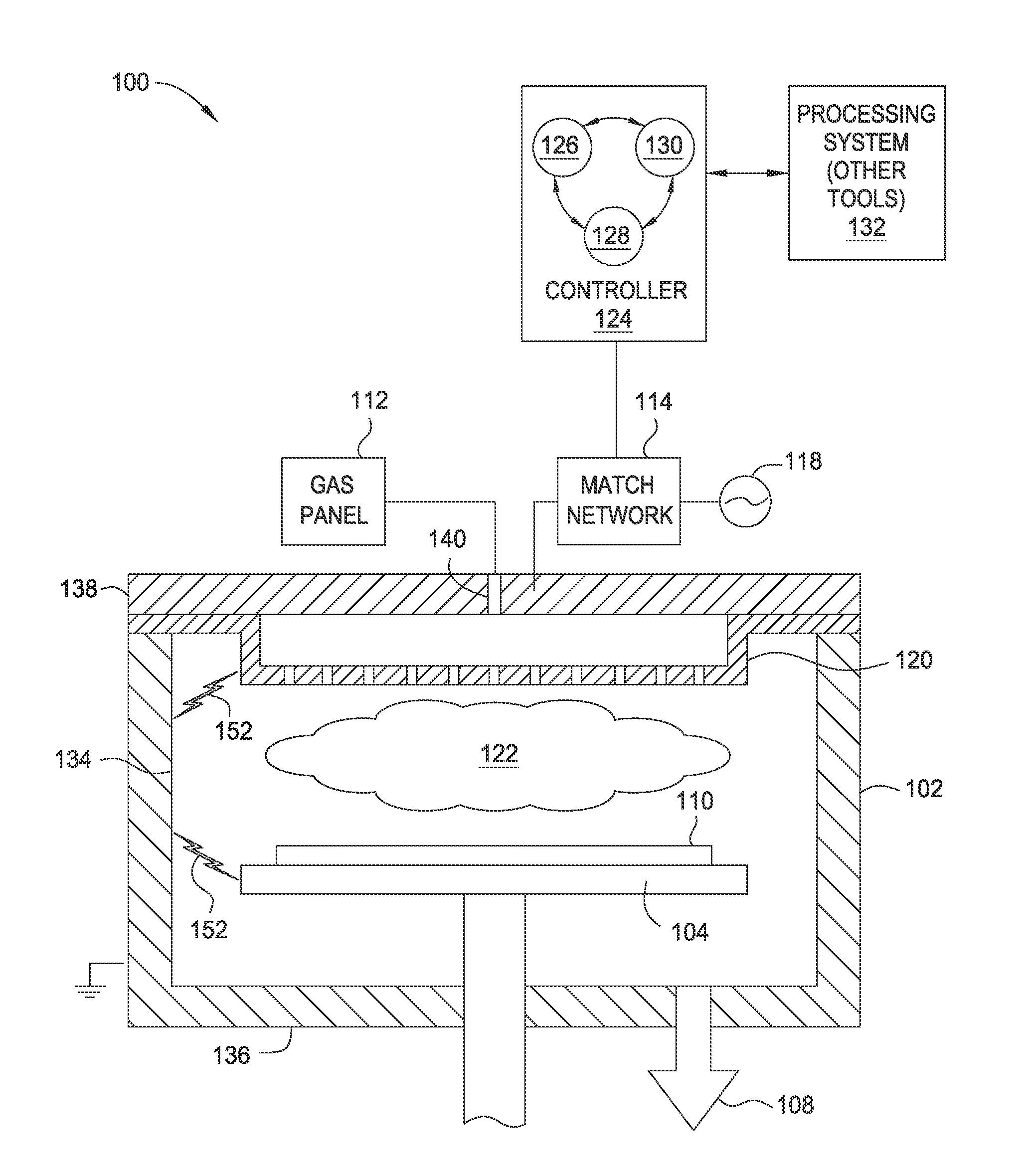 Detecting arcing using processing chamber data