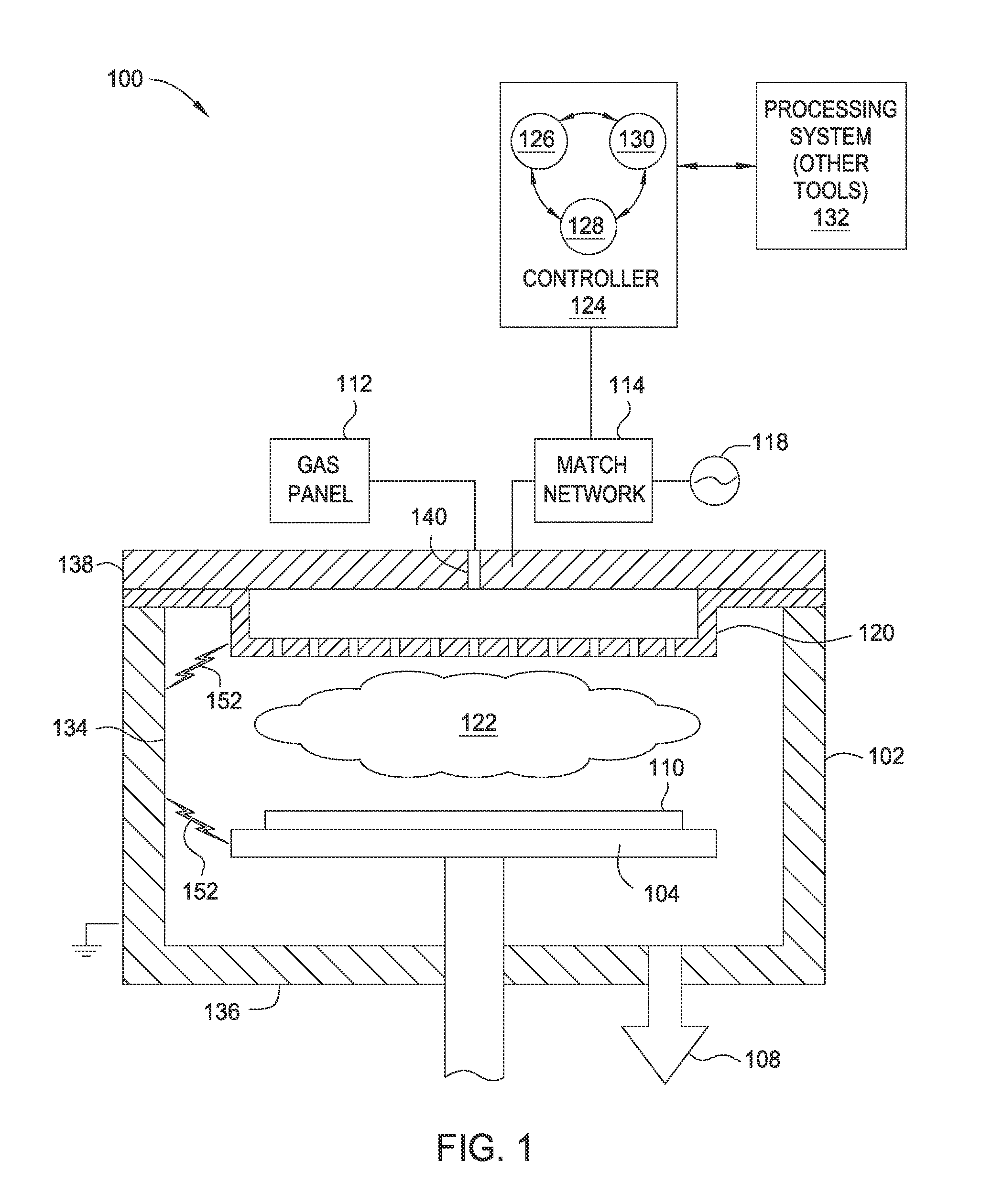 Detecting arcing using processing chamber data