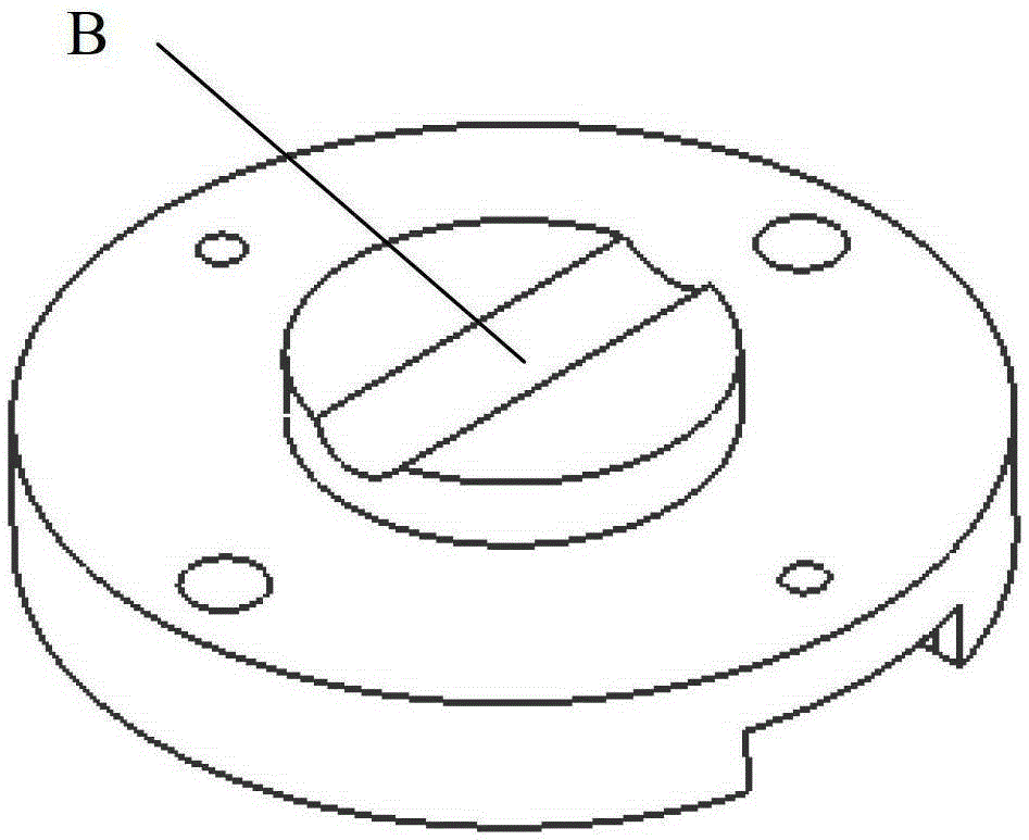 Test device for the characteristics of the joint surface of the ball and the raceway