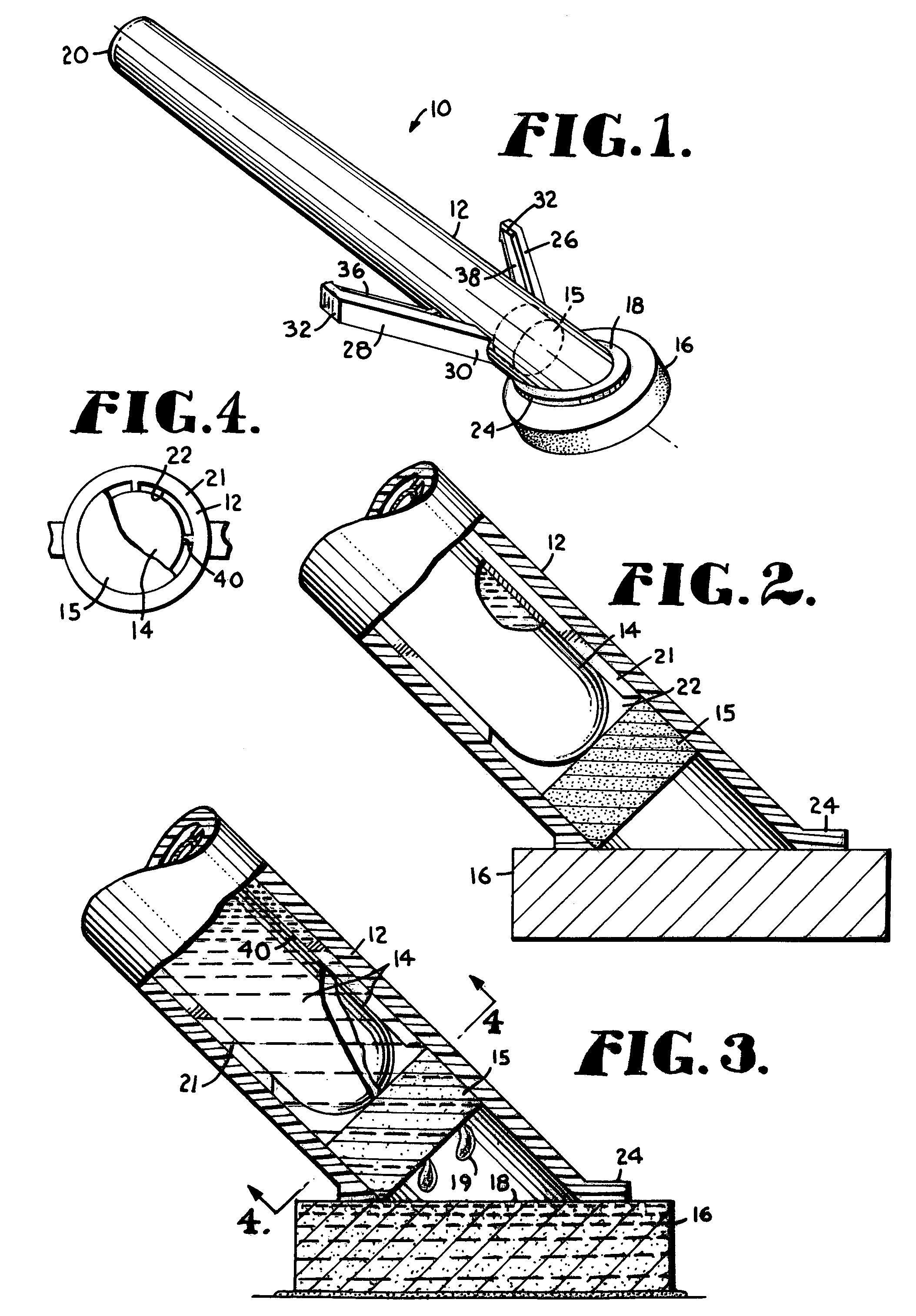 Liquid applicator for coloring a liquid