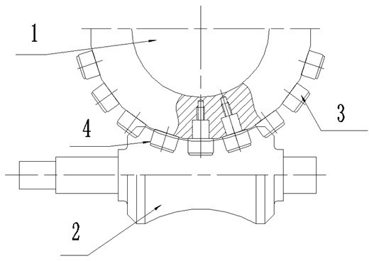 Gapless numerical control driving mechanism of rotary table