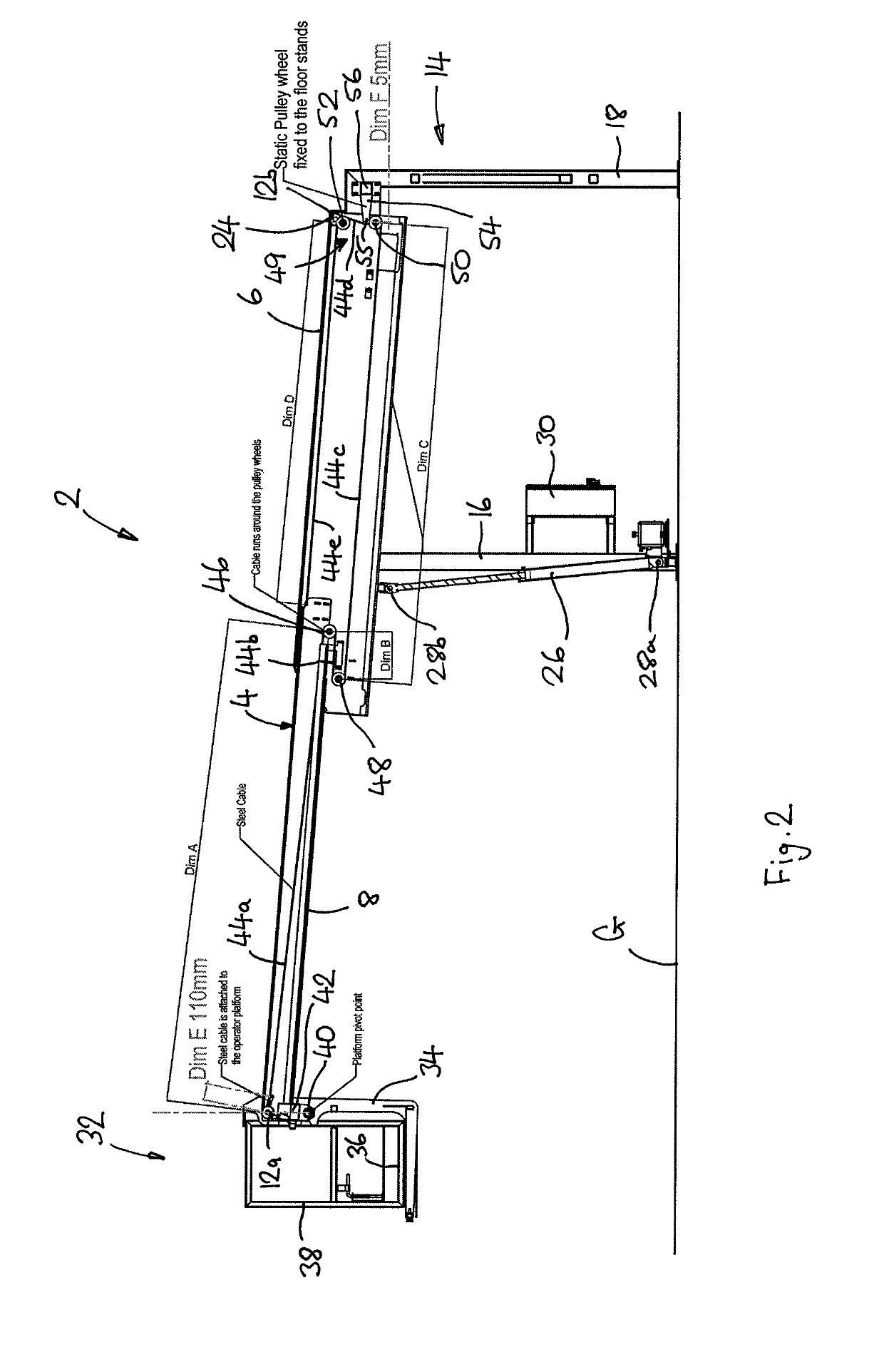 Telescopic boom conveyor with operator platform