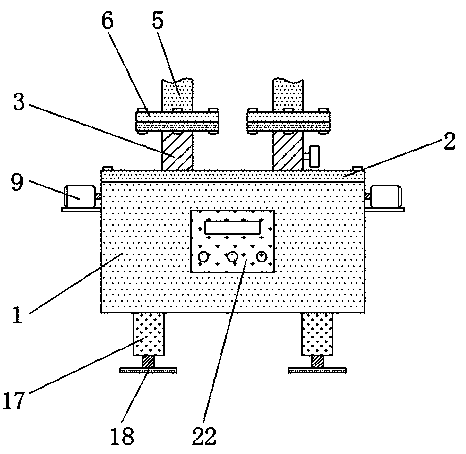 A kitchen pipeline anti-clogging fault detection device