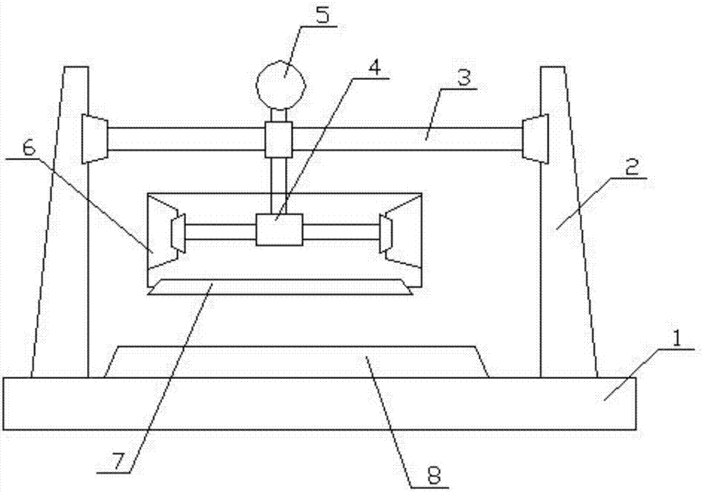 Leather embossing device for fur production