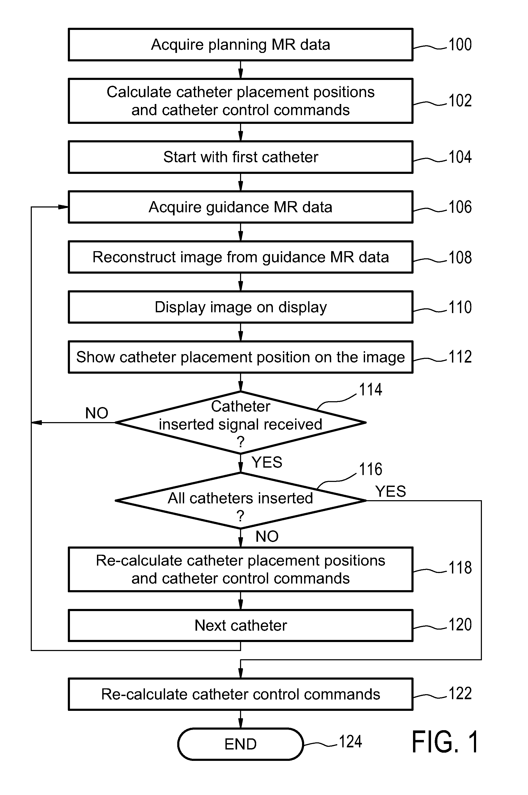 Medical apparatus for displaying the catheter placement position