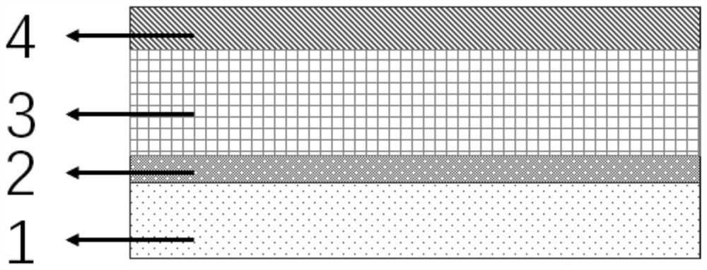 Two-dimensional material resistive random access memory and preparation method thereof