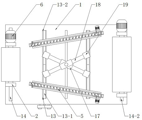 Stretching device with clamping function for ultrafiltration membrane production