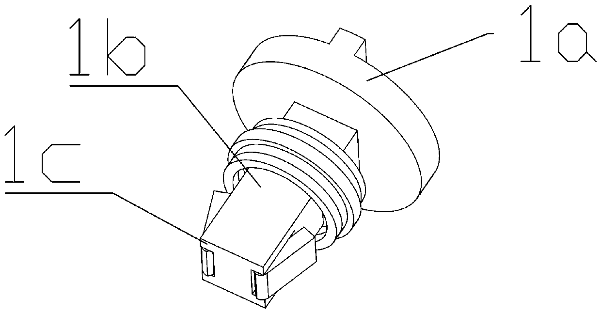 Lock catch mechanism of hoarding box