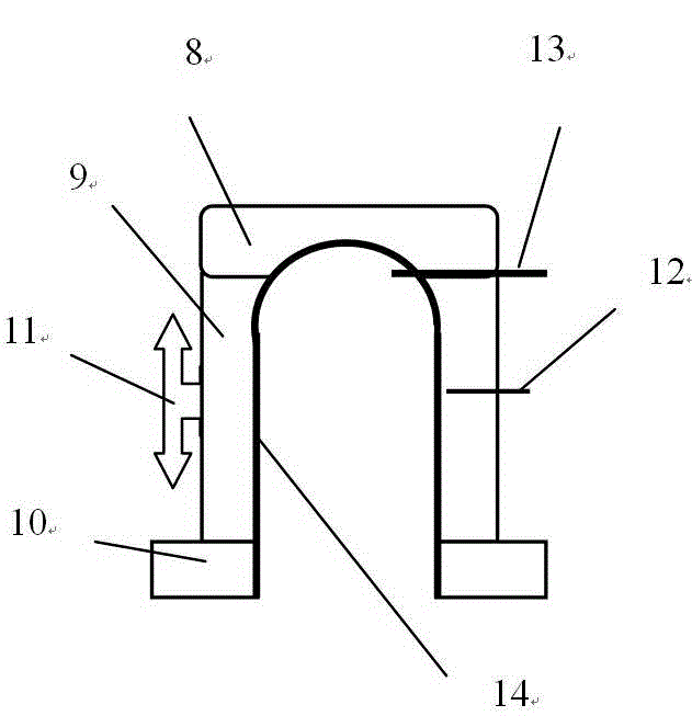 Self discharging vertical type Na131I production device